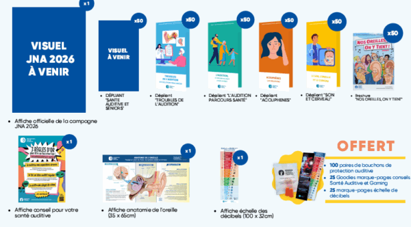 Kit JNA Prévention Information Santé Auditive
